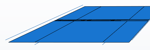 5.1. GEOMETRI Kapitel 5 FE-modell 5.1 Geometri Total gjordes fyra olika FE-modeller för studien. I en av dessa har endast en del av bron definierats.