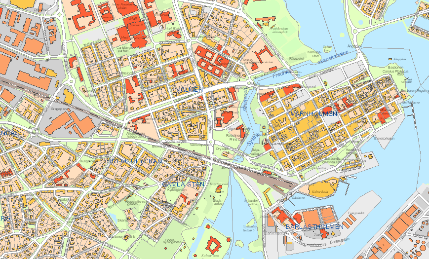 2014-06-18 Bofinken 3 Gällande detaljplan Området omfattas av Stadsplan 0880K-I:147 1949-08-19, Förslag till ändring av stadsplanen för kvarteret bofinken i Kalmar.