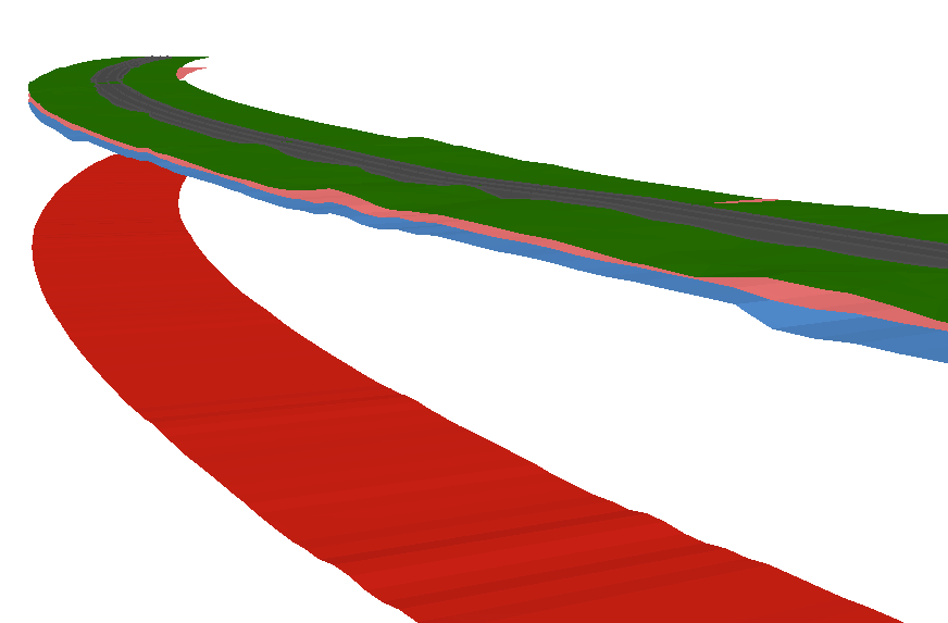 Figur 53. Exempel på kartstöd och visualisering av 3D-data i ArcScene. 4.