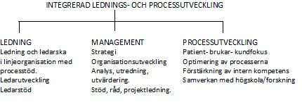 system och att utveckla samspelet mellan linje och process.