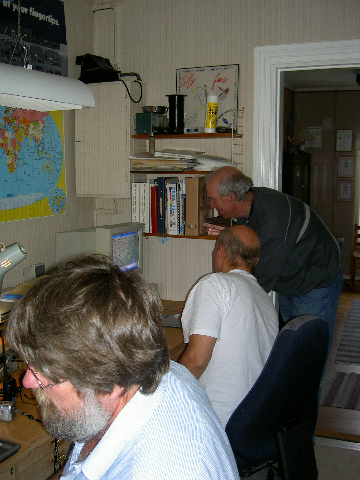 3 XFT och jag kom lite efter KBC och Christer. Då var reparation av 50MHz-beamen.