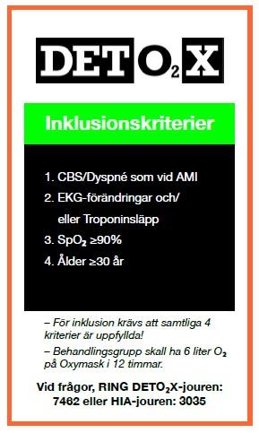 Inklusionskriterier Patienter kan