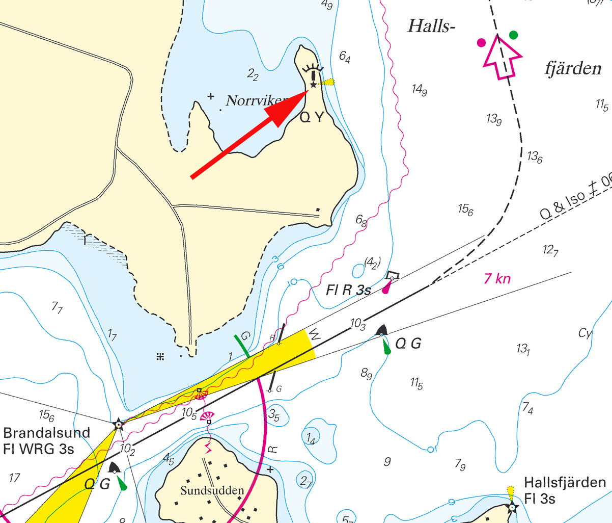 Nr 277 6 07 0900-1600 2,3 M 09 1200-1600 2,3 M 10-19 0800-2200 3,2 M Försvarsmakten Utö. * 5894 Sjökort/Chart: 6181 Sverige. Norra Östersjön. Södra inloppet till Södertälje. Hallsfjärden.
