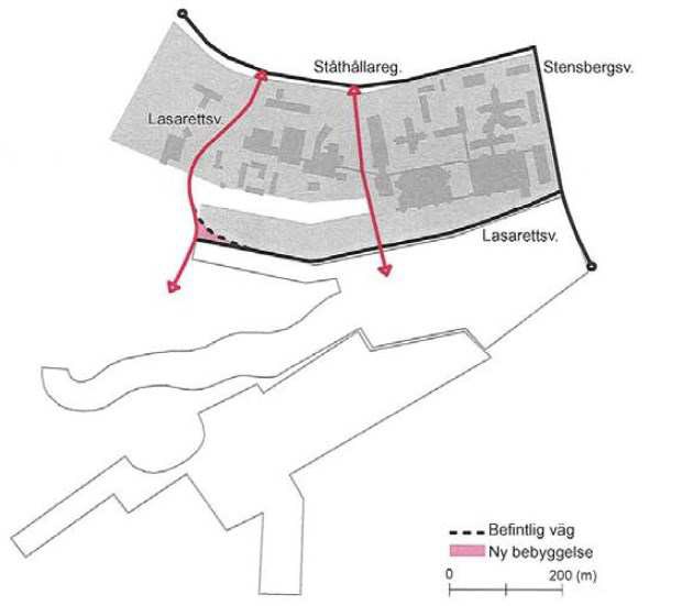 Handläggare Emil Stille Datum 2014-12-01 Ärendebeteckning 2013-2405 Gällande detaljplan För området gäller stadsplan för Lasarettsområdet (0880K-I:366), som anger markanvändningen allmän kvartersmark