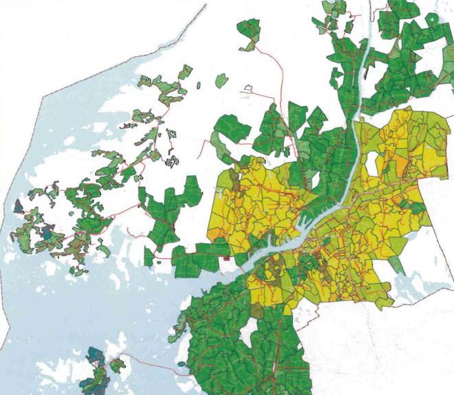 Metod - Avrinningsområden Ryaverket är Göteborgs största reningsverk och belastas av