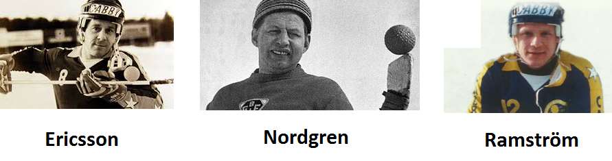 6 28 51 86 FRÅGA 12: SPORT igen / BANDYKLURING för vuxna Vem kallades för bumerangen som inte kommer tillbaka? 1 2 Ej snitslat mer!