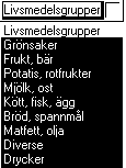 3 När du startar Dietist XP är Frukost Dag 1 vald. Du byter måltid genom att klicka på respektive måltid och dag. INNAN DU BÖRJAR SÖKA PÅ ETT LIVSMEDEL, KLICKA PÅ IKONEN VÄLJ FLERA FUNKTIONER.
