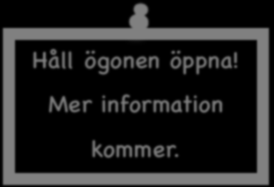 Håll ögonen öppna! Mer information kommer. Preliminär start för tisdagens bibelläsningar: 9 september kl 18 Söndagen den 28 september kl 15:30 kommer Vesa att ha en föreläsning om ursprungsfrågor.