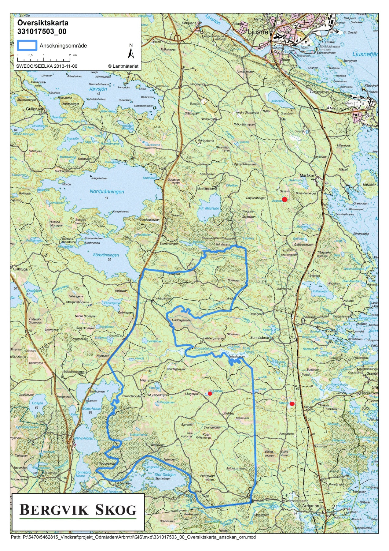 Karta 9 visar de platser där häckning inleddes