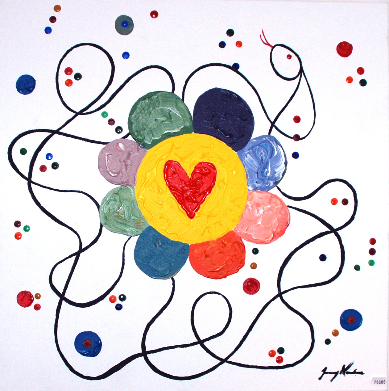 ART By Zadkiel akrylmålning 40x120cm : 2900 Mångudinnan akrylmålning 40x120cm : 2900 Zadkiel akrylmålning 40x120cm +
