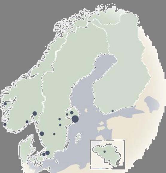 1998 Danmark - 1999 Finland - 2006 Norge