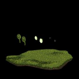 2.4 Pocket Plants Växtvarelserna är resurser från Pocket Plants, som är ett minispel i det större datorspelet Cloud Islands.