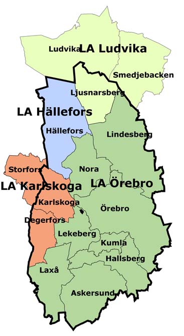 Faktablad för kommunerna i Örebro län Näringsliv och arbetsmarknad Lokala arbetsmarknader i Örebro