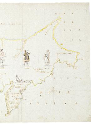 Kungliga biblioteket År 1725 fick den danskfödde kaptenen Vitus Bering i uppdrag av Peter den Store att leda en rysk expedition till Kamtjatka.