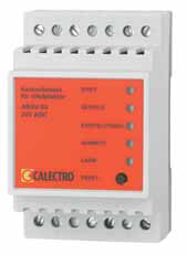 ABAV-S KONTROLLENHET för rökdetektorer med eller utan servicelarm TEKNISKA DATA Anslutningsspänning: Effektförbrukning: Larmutgångar: 20V AC, ±0%, 0-0 Hz 24V AC/DC, ±0%, 0-0 Hz Ange spänning vid