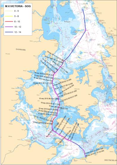 1. FAKTAREDOVISNING 1.1 Händelseförloppet 1.1.1 Förutsättningar VICTORIA hade legat till kaj i Rostock, Tyskland, i fyra dagar för att lasta vete som skulle transporteras till Conakry, Guinea.