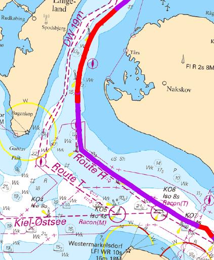 10,4 meter Figur 2. H-rutten. Överstyrman hade vakten fram till 08.00 då 3:e styrman löste av honom.