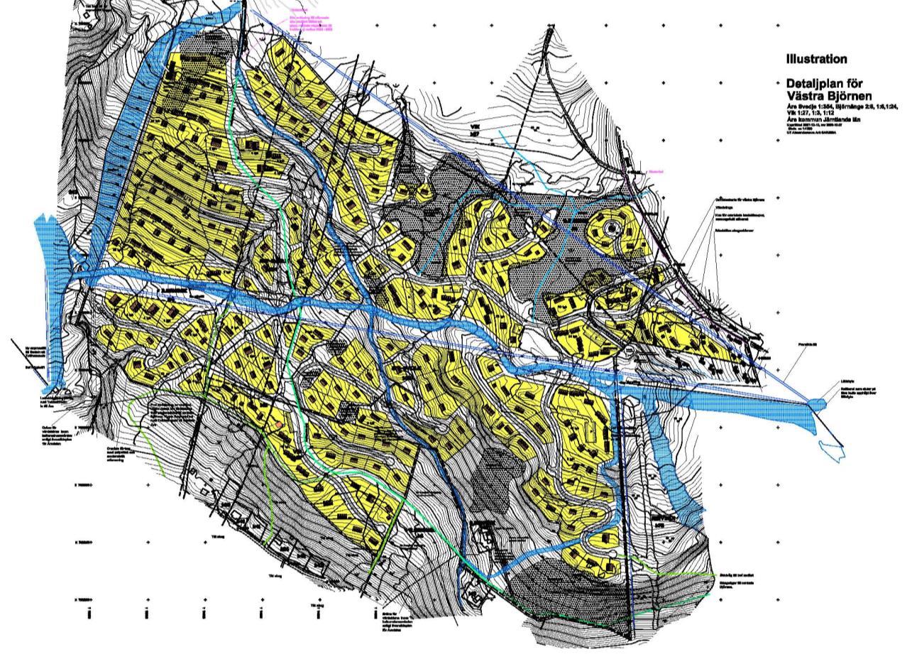 Planområdet Detaljplan Planområdet ingår i detaljplanen för västra Björnen som vann laga kraft 2011-10-23 och utgör kvartersmark för boende enligt planen.