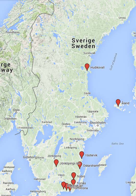 Hållbar kommun- och regionsutveckling Deltagande parter Hudiksvall Karlskrona Nybro Oskarshamn