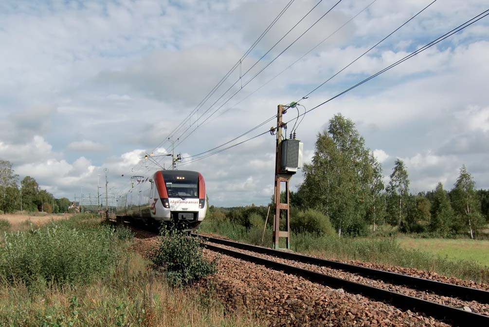 Figur 2.2 Persontåg som trafikerar Godsstråket genom Bergslagen på Godsstråket på kort sikt.