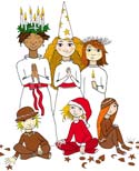 Julen närmar sig med stora steg, maten skall lagas, tomten skall bokas och klapparna köpas Luciadagen 13/12 bjuder vi all personal och alla elever på lussebulle, pepparkaka och värmande dryck i