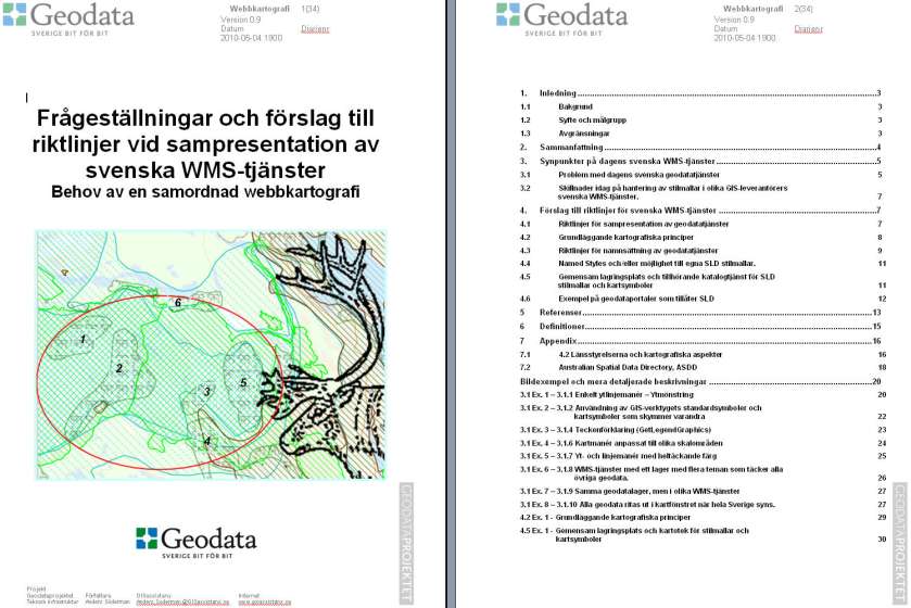 Rapport Geodataprojektet