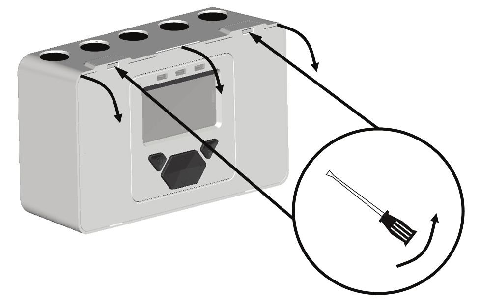 3. Montera produkten DETEKTOR: REFLEKTOR: - + TILL RECEIVER OUTPUT (detektorutgång) PÅ KONTROLLPANELEN - + TILL 12