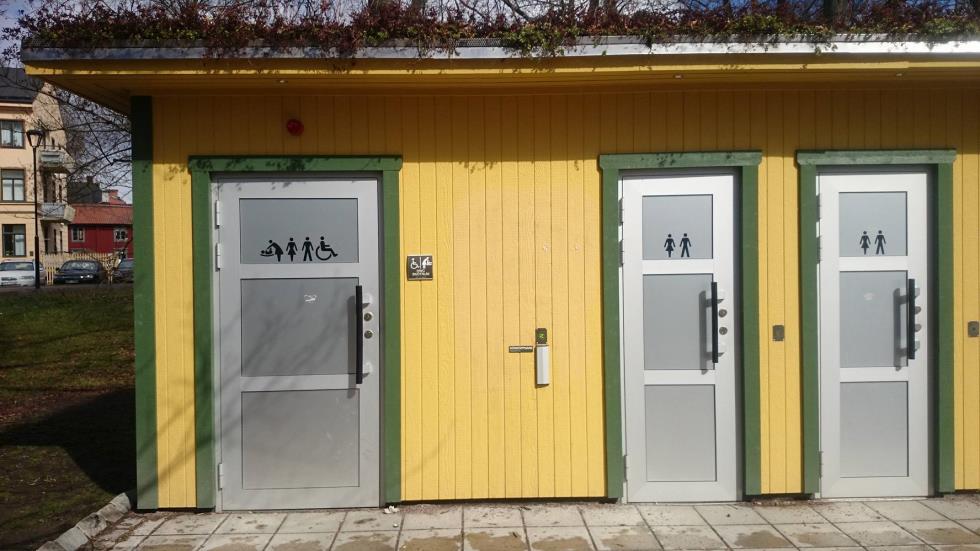 Markunderlaget utgörs till stora delar av konstgräs. Barn i behov av ryggstöd kan sitta på cirkustältets nedre parkett.