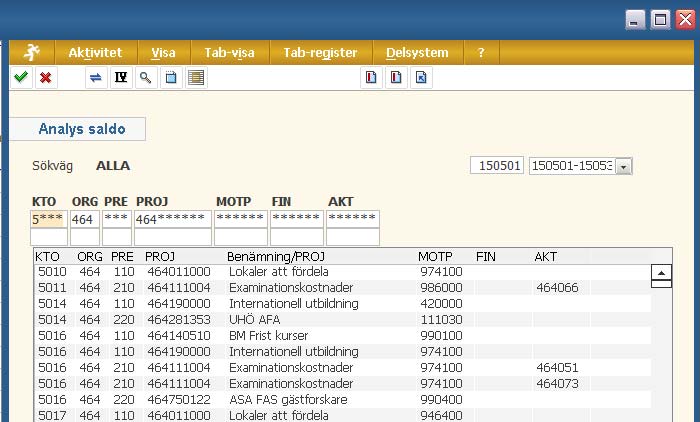 Tips & Trix, analysfunktion Classic Vill du få fram benämning för