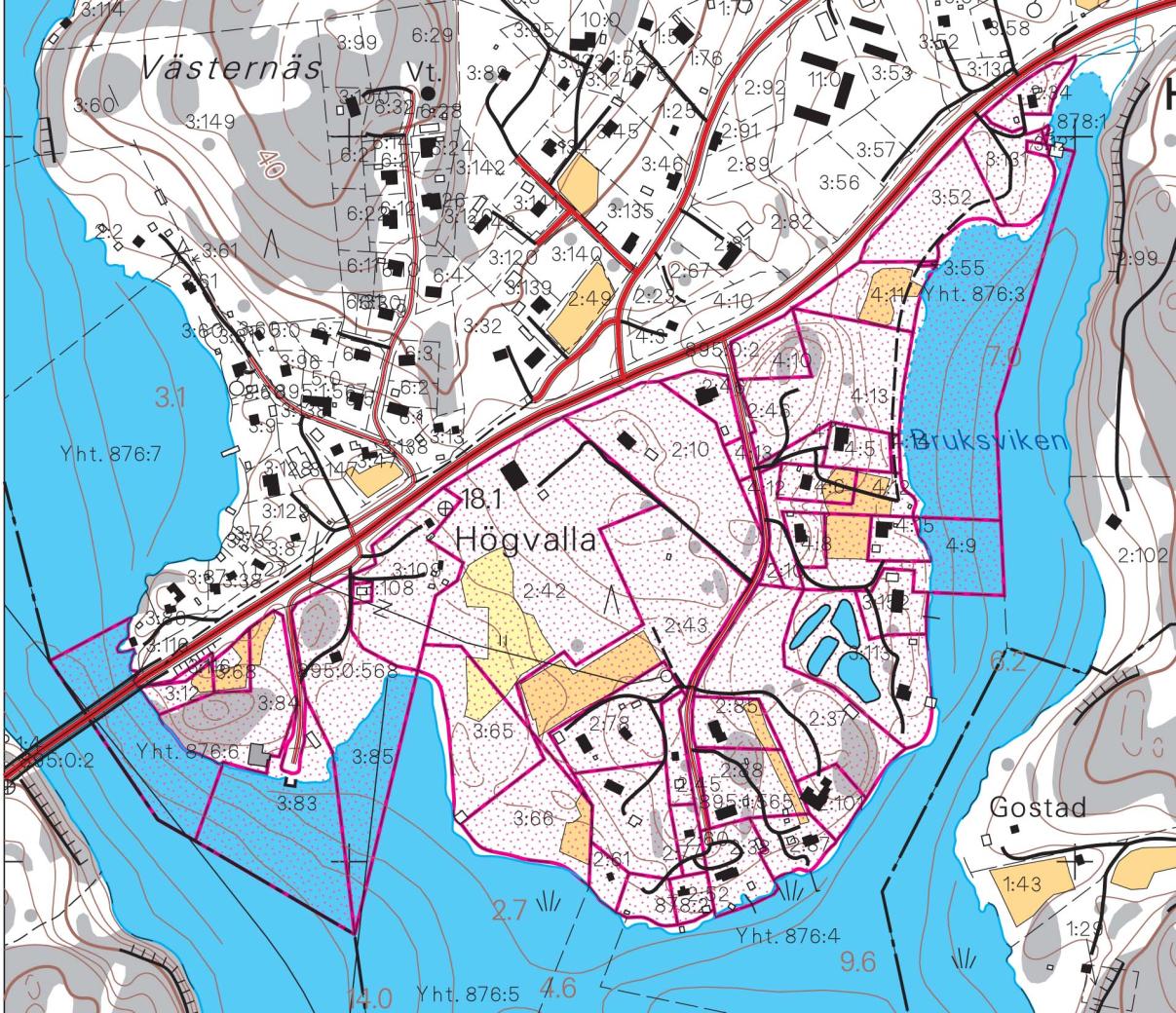 4.3 Byggnadsordning I byggnadsordningen som är fastställt 6.5.1993 finns inga speciella bestämmelser som skulle gälla i Södernäs. 4.