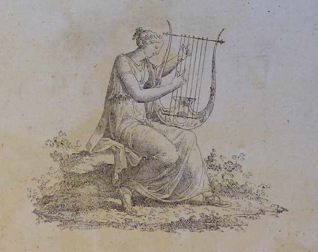 23 (WESTERBERG, Laur. utg.) Musik journal för damer. Första årgången. Stockholm, Stentryck af C. Müller, (1820-21). 4:o. Litogr. titelblad,+ (blank),+ 3-64 litogr. s.