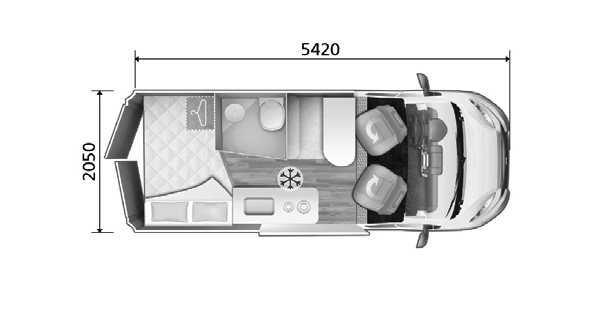 Kyros K2 PRESTIGE K2 EXPERIENCE K3 PRESTIGE K3 EXPERIENCE 2 PRESTIGE 2 EXPERIENCE 5 PRESTIGE 5 EXPERIENCE Chassi Fiat Ducato 2.