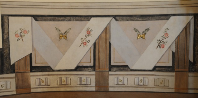 5. Muralmåleri 1900 talskonstverk och dekorationsmålning i kyrklig och profan miljö. I urval. 2014 Växjö, Tegnérkyrkogården Christina Nilssons Mausoleum från 1923.