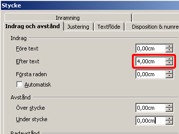 Instruktioner till Styckeformattexten Öppna G:\Uppgiftsmapp\ove\Openoffice\Writer\Forts\2 Styckeformat råtext.odt Välj Arkiv, Spara som. Spara i Mina Dokument Markera översta raden.