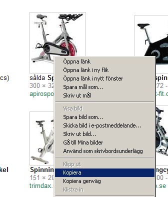 Infoga bild Nu har vi kvar bilden. En bild kan ligga som fil i datorn. För att hämta en sådan fil väljer man menyalternativet Infoga, Bildobjekt, Från fil. Sedan bläddrar man fram filen.