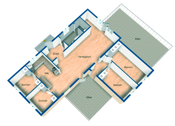 OBJEKT INFORMATION Typ Fastigheten Löttorp Kyrketorp 2:12 1 plan. Byggnadsår:1979 Storlek Boarea ca 119 m². Areauppgifter enligt taxeringsinformationen. 5 rum, varav 4 sovrum.