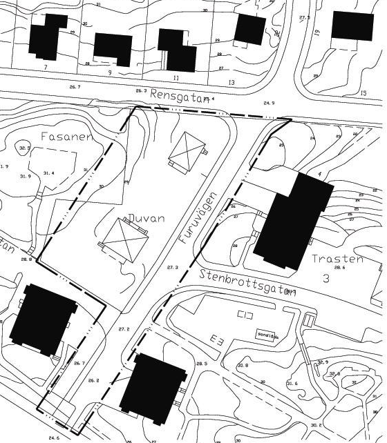Plandata Planområdet Planområdet ligger i Centrala Sundbyberg, inom stadsdelen Tulemarken. Planområdet är ca 3500 kvm stort. Duvan 5 och 6 ägs av Sundbybergs stad.