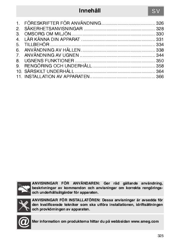 Du hittar svar på alla dina frågor i instruktionsbok (information, specifikationer,