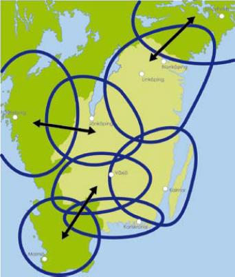 Tillväxtmotorer och regionala kärnor i Kalmar län Tillväxtmotorer och regionala kärnor 22 pekas återkommande ut som viktiga draglok för en region.