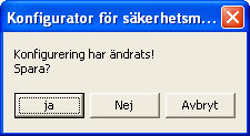 Konfigurering av n 4.4 Spara / hämta en konfigurering 4.