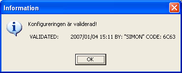 Driftsättning av n 5.5 Validera konfigurering 5.