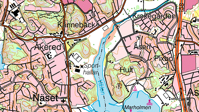 17. Välen mudderdeponi Lokal: Bäcken nedströms bron N: 6391569 E: 315263 Top.