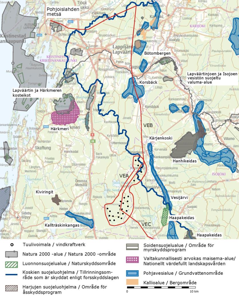 FCG DESIGN OCH PLANERING AB Mikonkeidas vindkraftspark 159 Bild 10.25.