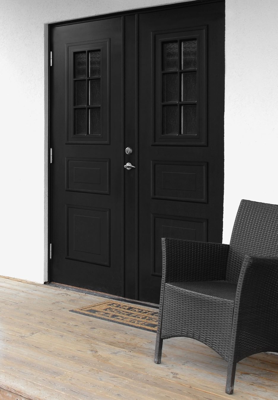 EXKLUSIV Våra allra finaste dörrar har extra påkostad design och arbetade detaljlösningar.