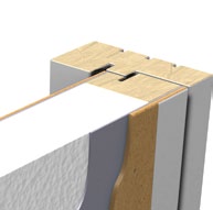 Ytterdörrar från star center Uppbyggnad Ytskikten på båda sidor av Stardörren består av fanerade eller målade 4 mm tjocka HDF-skivor (High Density Fibreboard), med ytterligare förstärkning i form av