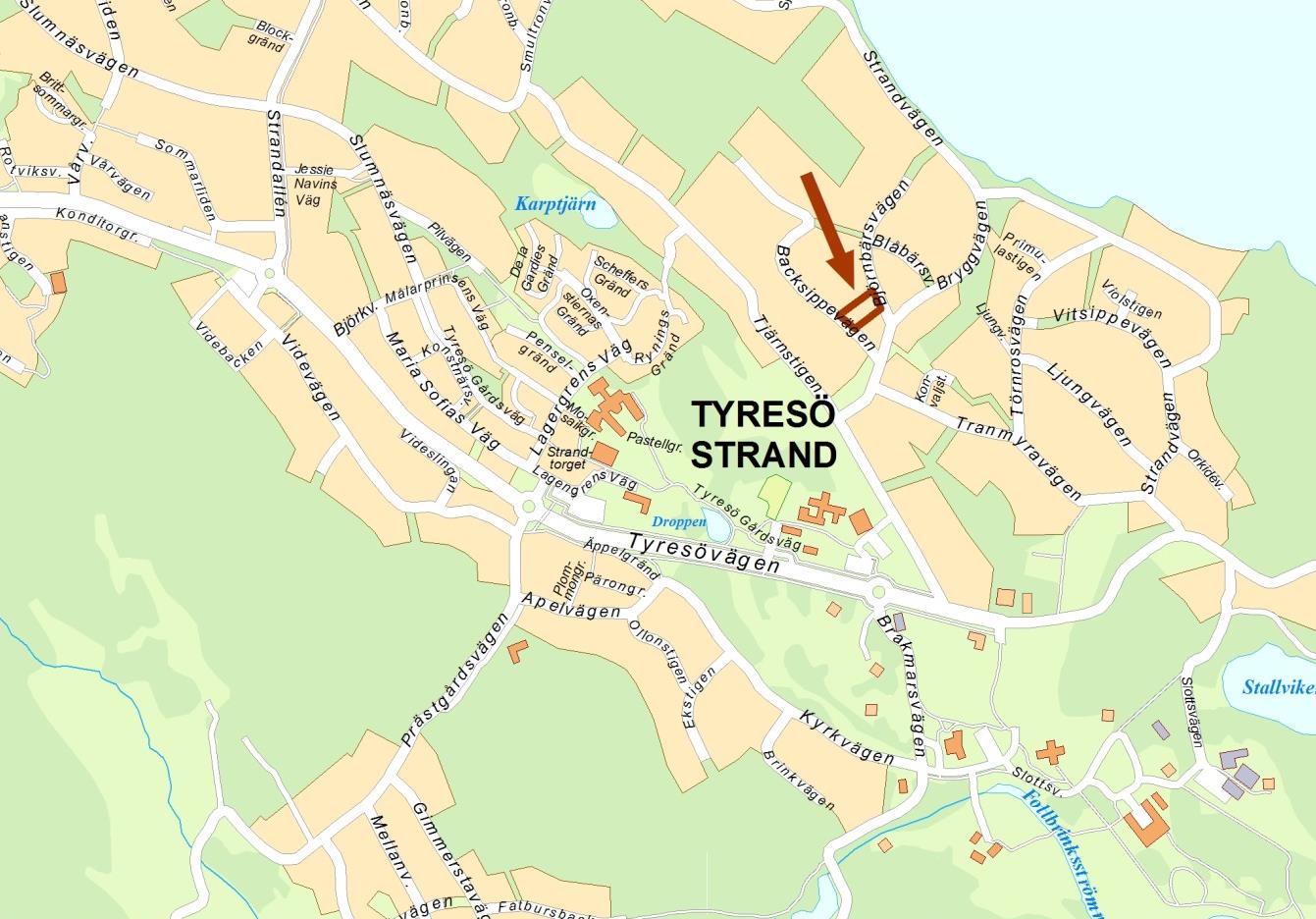 Samhällsbyggnadsförvaltningen Amanda Hammer, planenheten Antagandehandling juli, 2015 Dnr 2015 KSM 0067 Detaljplan för TYRESÖ 1:505 Tyresö Strand, Tyresö kommun, Stockholms län