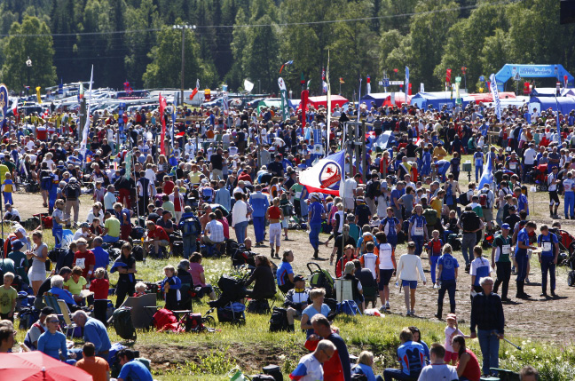 STUNDANDE FOLKFEST. 22-27 juli i år avgörs O-ringen i Halland. Norbergs OK har 17 anmälda löpare. FOTO: MIKAEL FRITZON på tidigare i år, "Jag ser fram emot den terrängen.