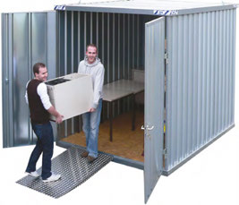 MILJÖCONTAINER STANDARD Snabbyggd container av speciell, profilerad och förzinkad stålplåt MILJÖCONTAINER STANDARD Container av speciell, profilerad och förzinkad stålplåt Minikontoret för varje