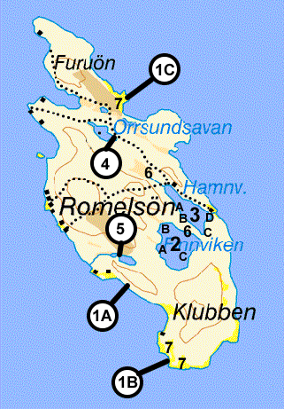 Johannes Bergsten m fl 69 placerades i strandnära granskog satt bara uppe under de tre lägerdagarna (20-22 juni) och endast ena sidans burk fungerade.