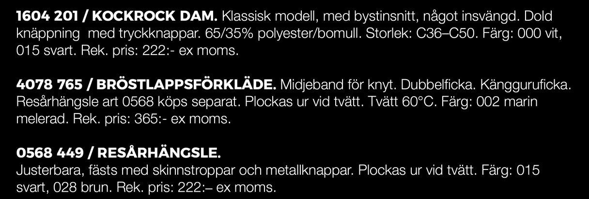 Kängguruficka. Resårhängsle art 0568 köps separat. Plockas ur vid tvätt. Tvätt 60 C. Färg: 002 marin melerad. Rek. pris: 365:- ex moms.